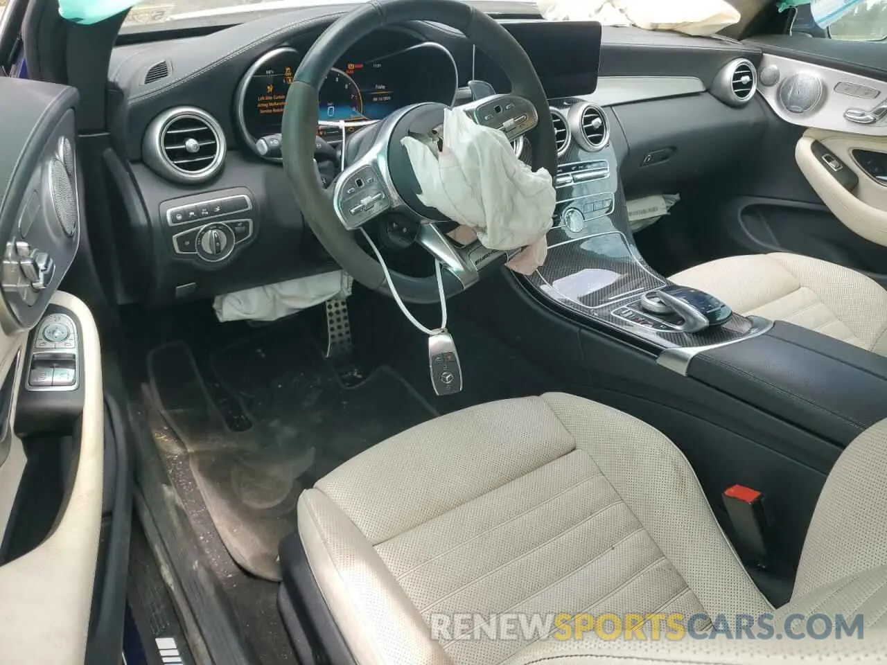 8 Фотография поврежденного автомобиля W1KWJ6EB3MG096908 MERCEDES-BENZ C-CLASS 2021