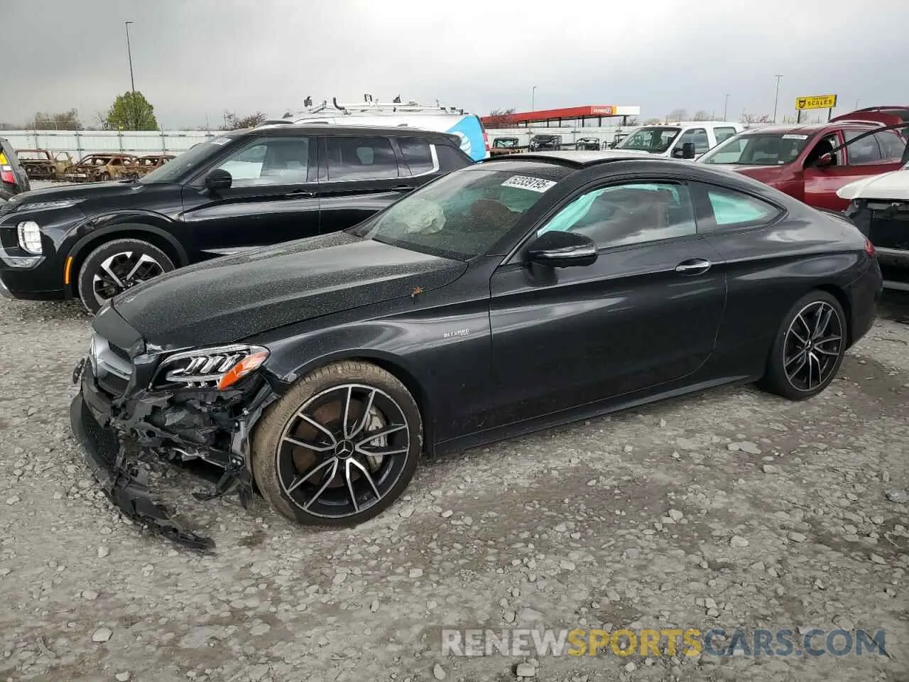 1 Photograph of a damaged car W1KWJ6EB9MG089364 MERCEDES-BENZ C-CLASS 2021