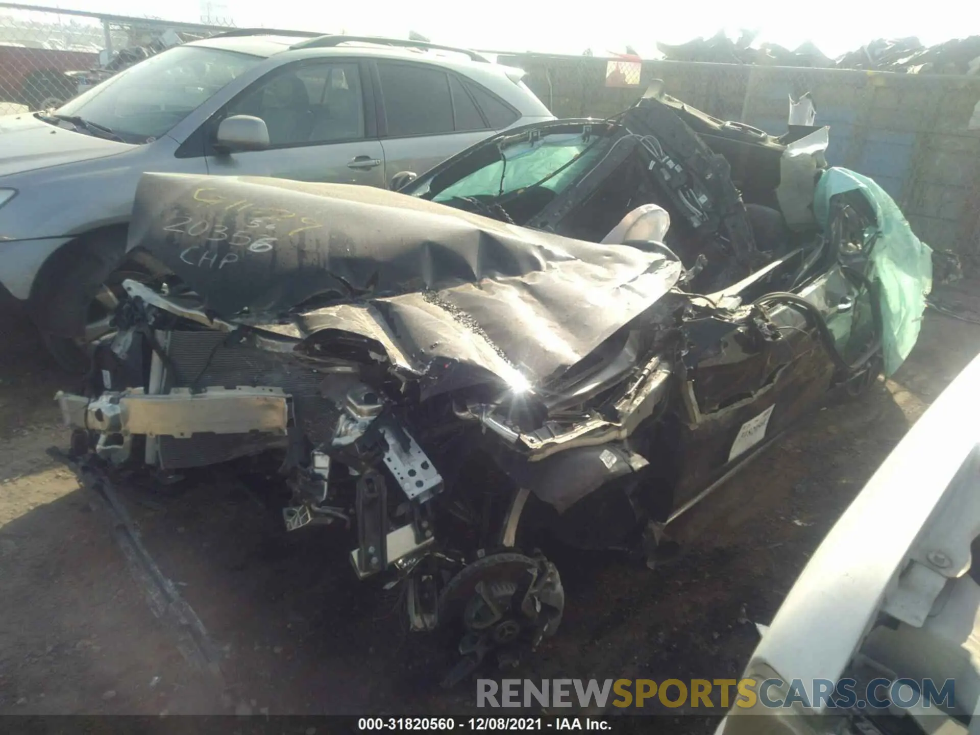 2 Photograph of a damaged car W1KWJ8DB1MG096161 MERCEDES-BENZ C-CLASS 2021