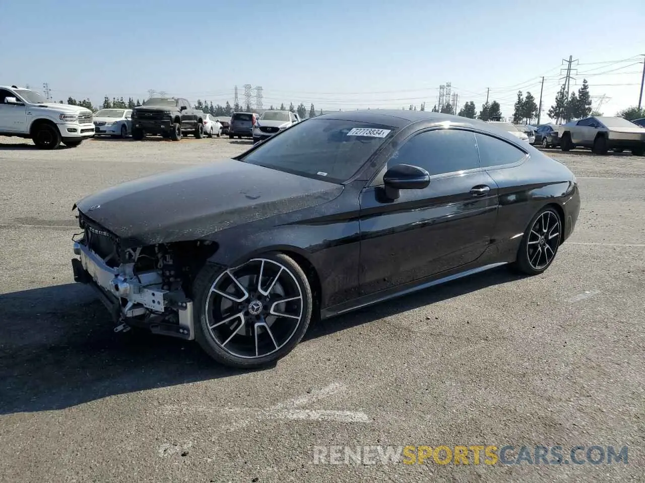 1 Фотография поврежденного автомобиля W1KWJ8DB3MG093522 MERCEDES-BENZ C-CLASS 2021