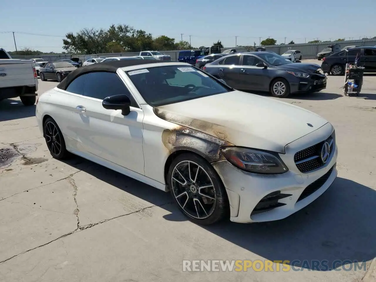 4 Photograph of a damaged car W1KWK8DB6MG070314 MERCEDES-BENZ C-CLASS 2021