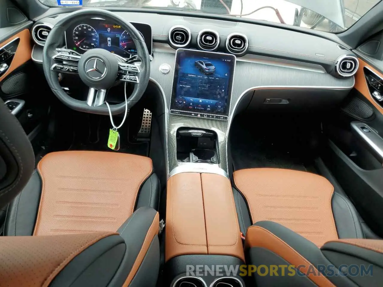 8 Фотография поврежденного автомобиля W1KAF4GB0NR062623 MERCEDES-BENZ C-CLASS 2022