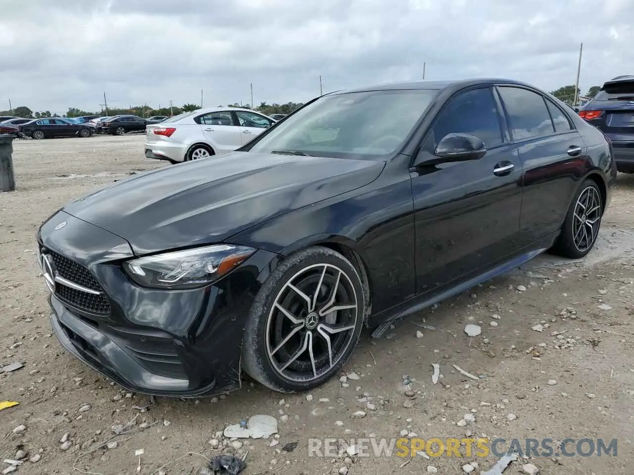 1 Photograph of a damaged car W1KAF4GB1NR063571 MERCEDES-BENZ C-CLASS 2022
