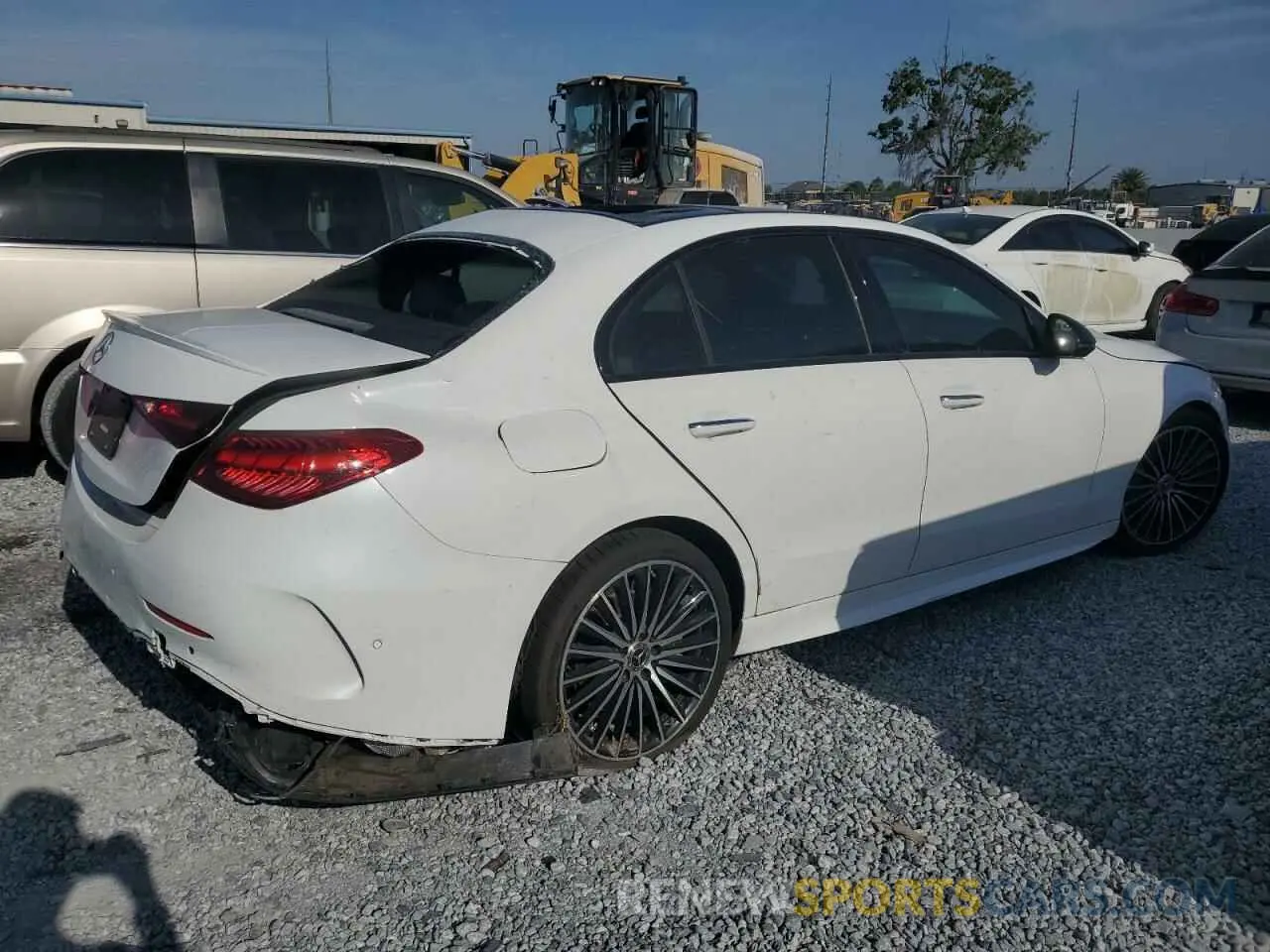 3 Photograph of a damaged car W1KAF4GB2NR052840 MERCEDES-BENZ C-CLASS 2022
