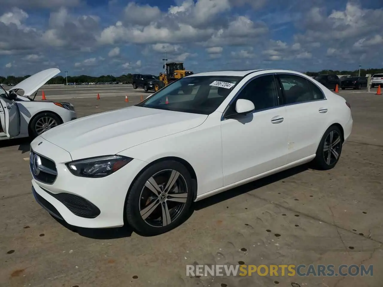 1 Photograph of a damaged car W1KAF4GB5NR008637 MERCEDES-BENZ C-CLASS 2022