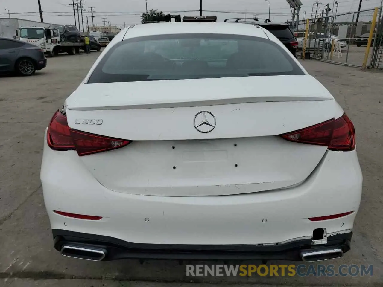 6 Photograph of a damaged car W1KAF4GB5NR016687 MERCEDES-BENZ C-CLASS 2022