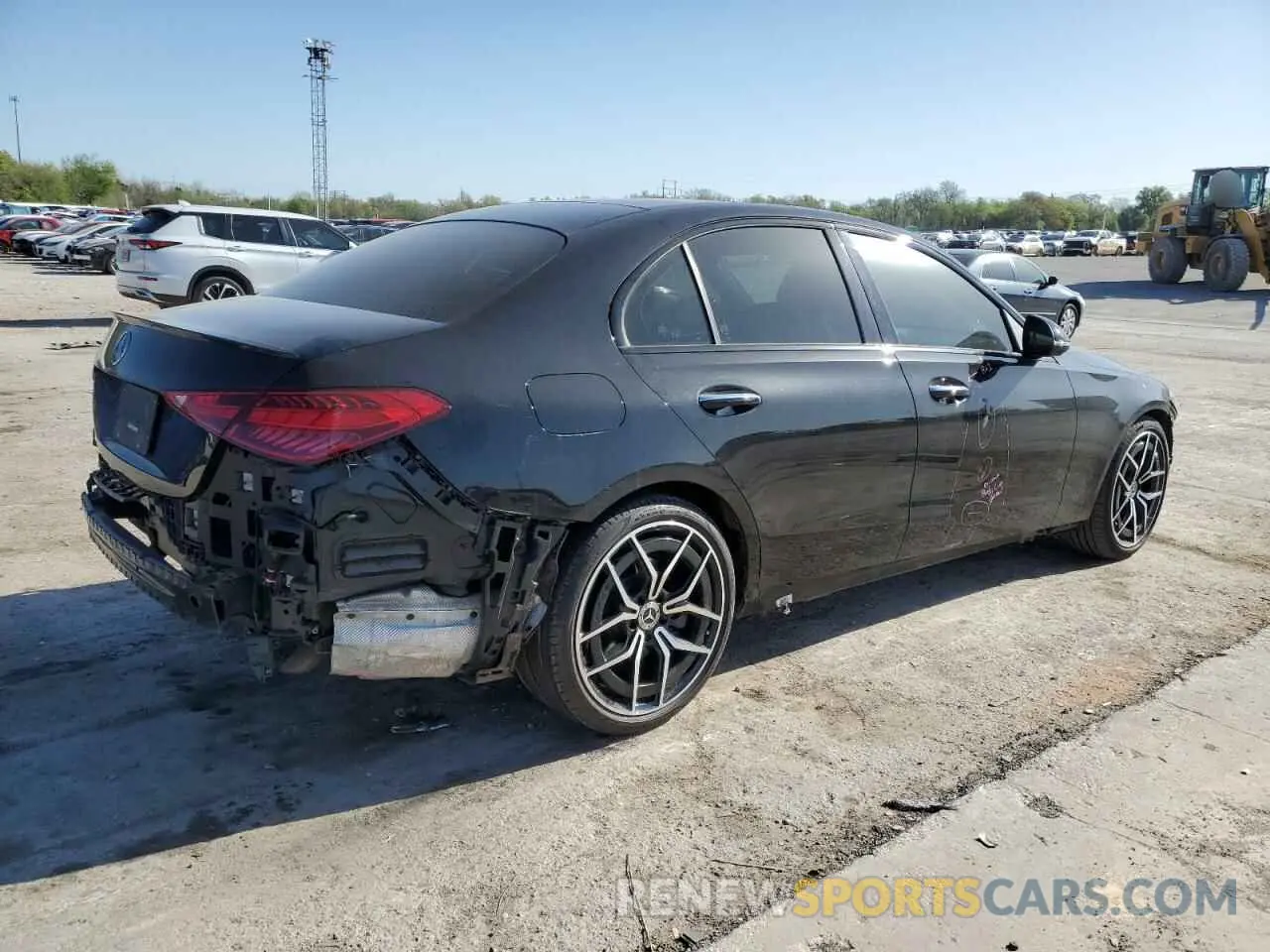3 Photograph of a damaged car W1KAF4GB5NR055005 MERCEDES-BENZ C-CLASS 2022