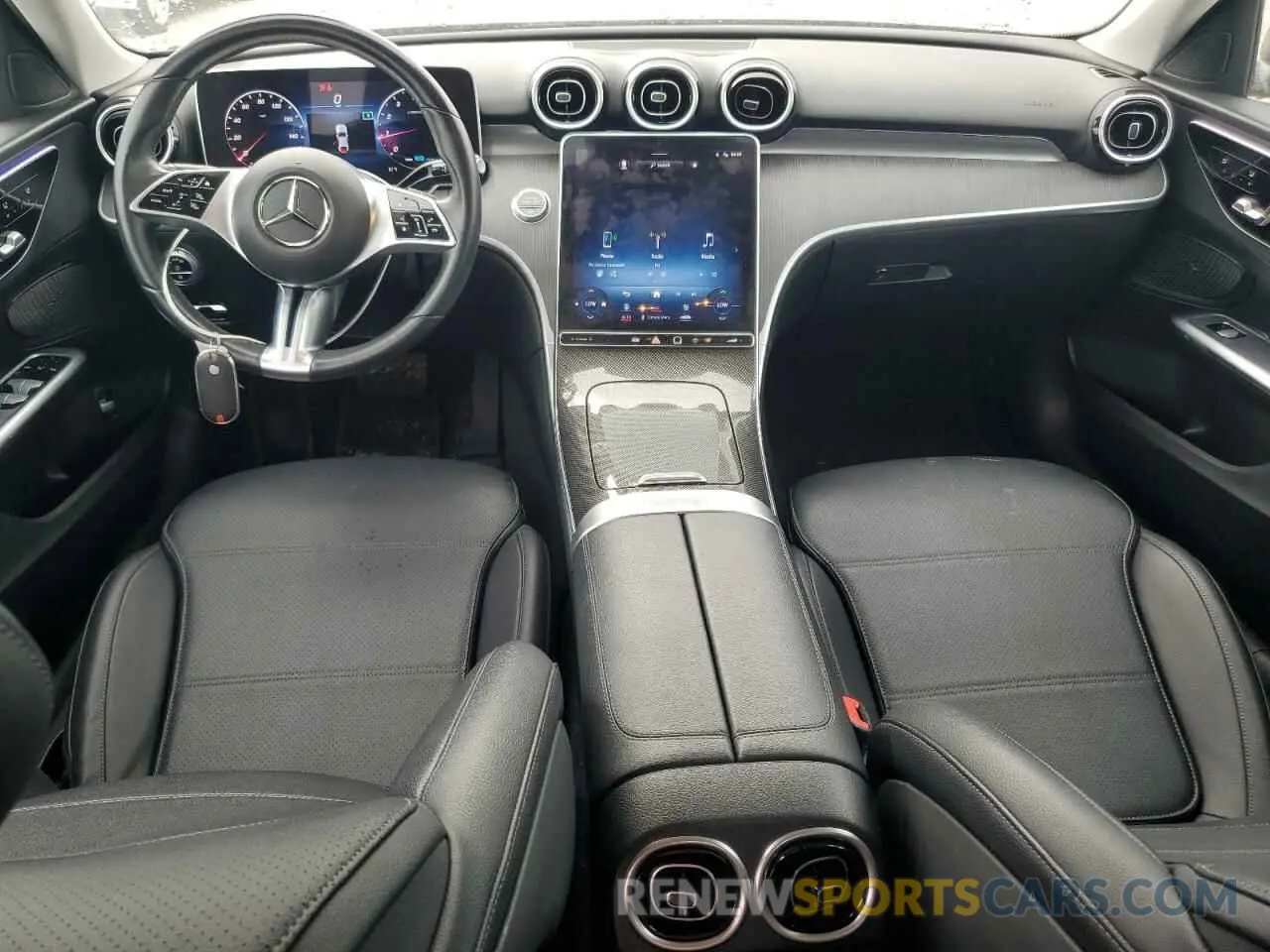 8 Фотография поврежденного автомобиля W1KAF4GB5NR056901 MERCEDES-BENZ C-CLASS 2022