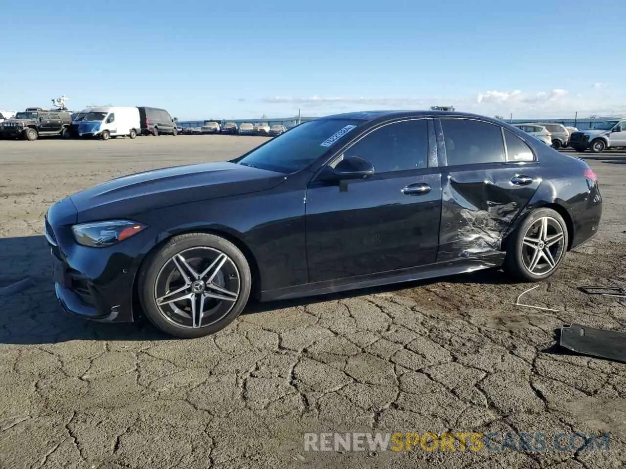1 Photograph of a damaged car W1KAF4GB6NR011966 MERCEDES-BENZ C-CLASS 2022