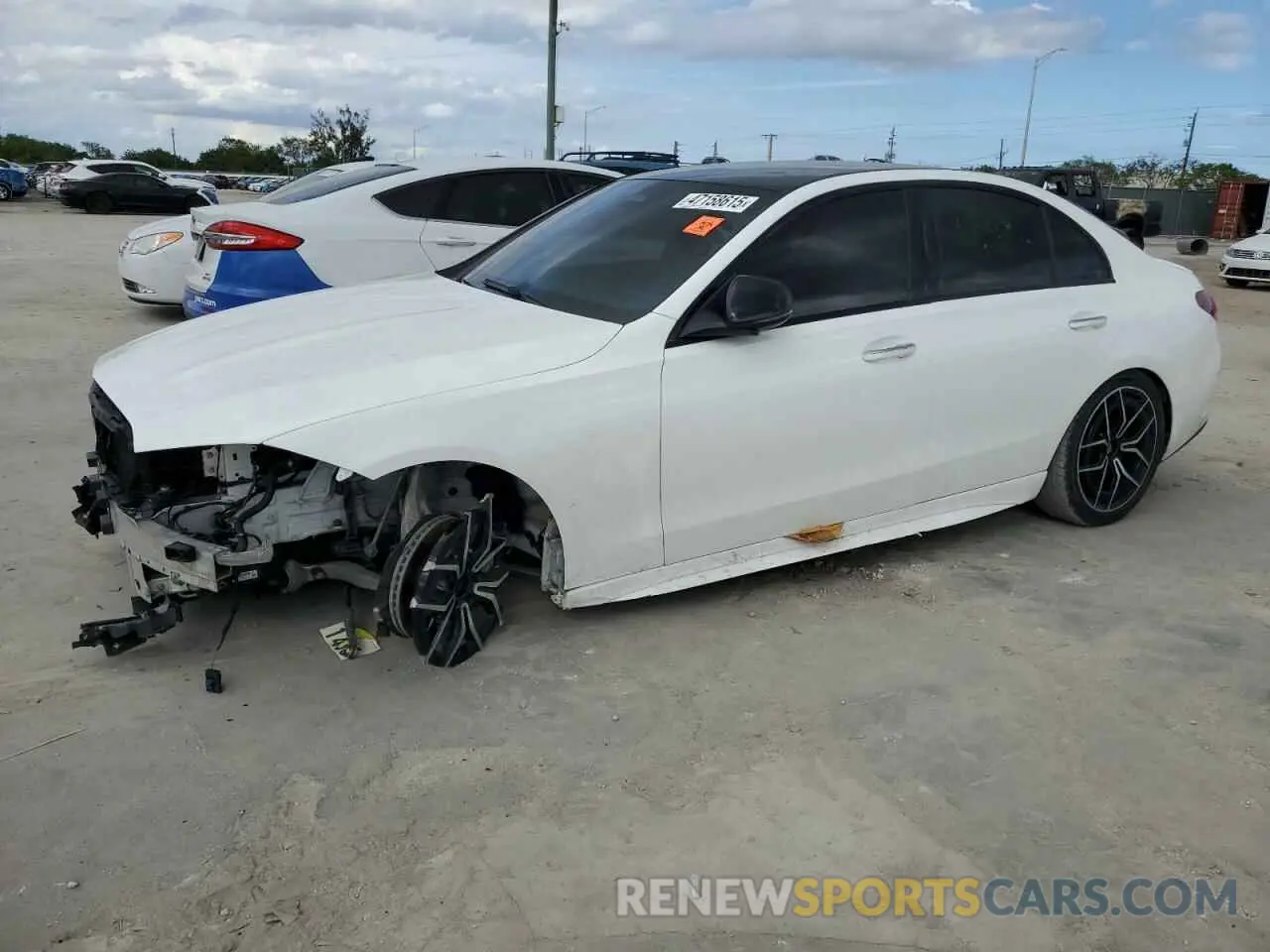 1 Фотография поврежденного автомобиля W1KAF4GB9NR043911 MERCEDES-BENZ C-CLASS 2022