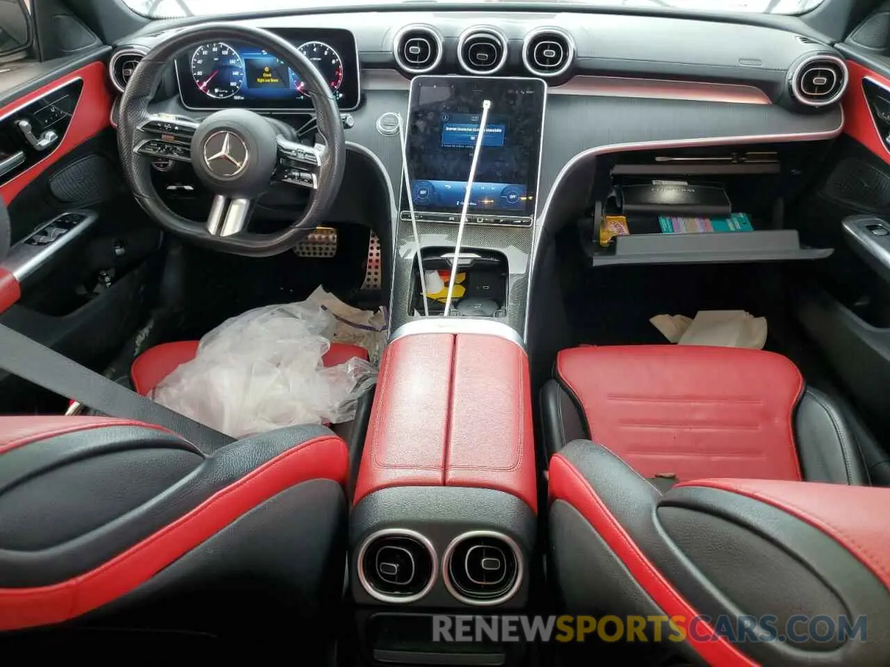 8 Фотография поврежденного автомобиля W1KAF4GB9NR043911 MERCEDES-BENZ C-CLASS 2022