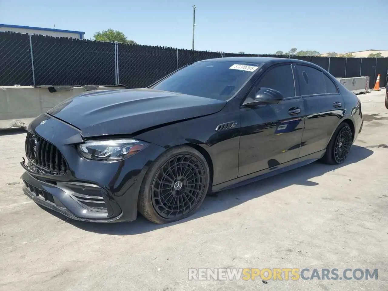 1 Photograph of a damaged car W1KAF4GBXNR046025 MERCEDES-BENZ C-CLASS 2022