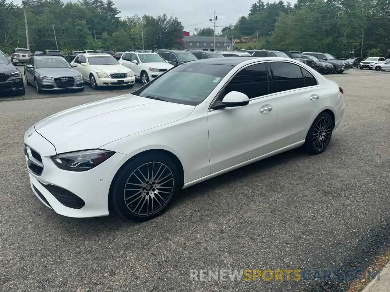 2 Photograph of a damaged car W1KAF4HB5NR016400 MERCEDES-BENZ C-CLASS 2022