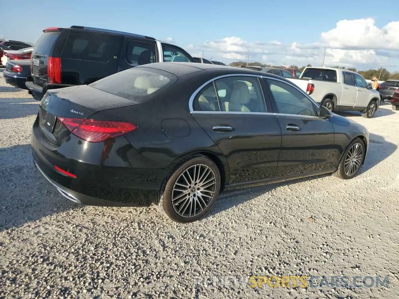 3 Photograph of a damaged car W1KAF4HB6NR042553 MERCEDES-BENZ C-CLASS 2022