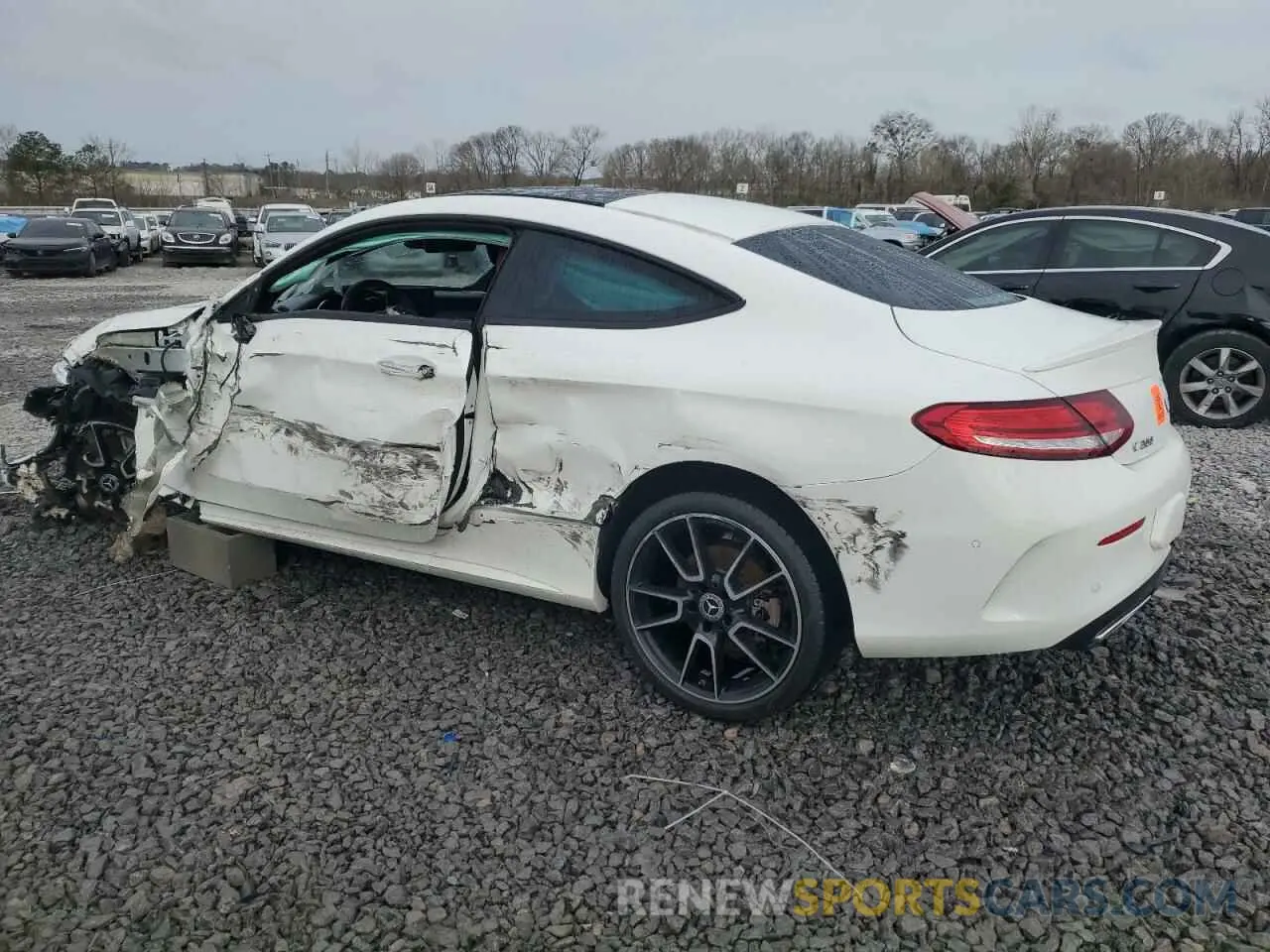 2 Photograph of a damaged car W1KWJ8DB3NG113978 MERCEDES-BENZ C-CLASS 2022