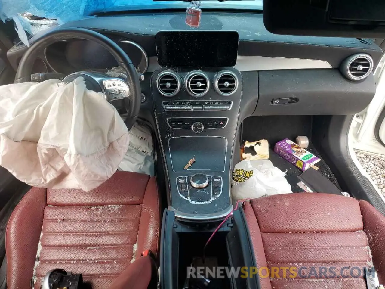 8 Photograph of a damaged car W1KWJ8DB3NG113978 MERCEDES-BENZ C-CLASS 2022