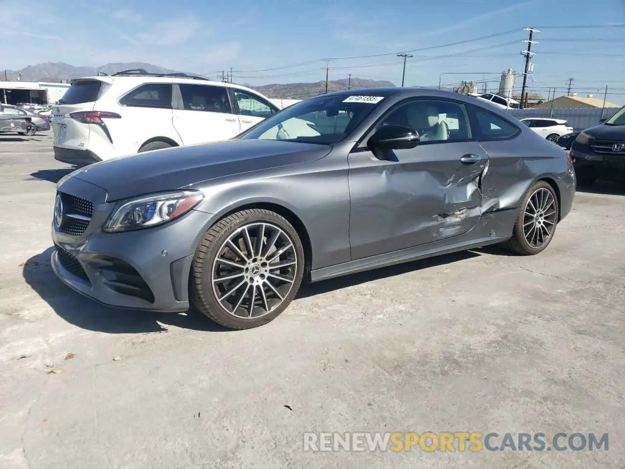 1 Photograph of a damaged car W1KWJ8DB7NG113854 MERCEDES-BENZ C-CLASS 2022