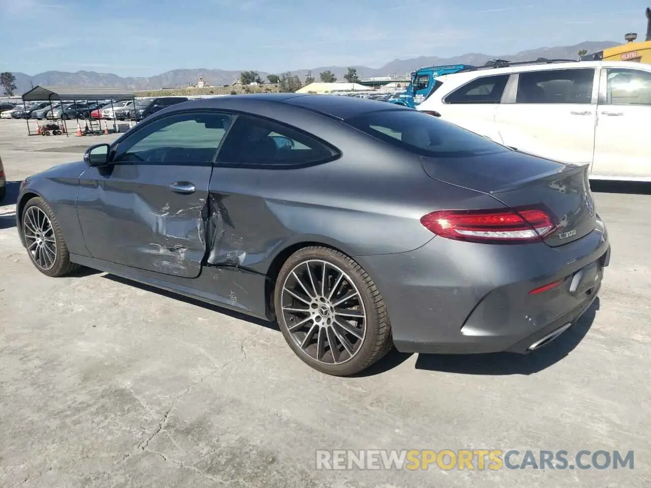 2 Photograph of a damaged car W1KWJ8DB7NG113854 MERCEDES-BENZ C-CLASS 2022