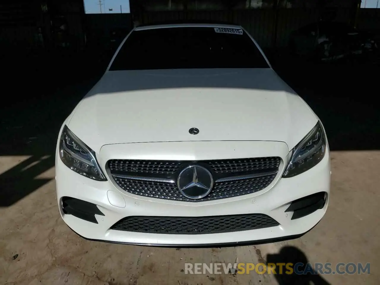 5 Photograph of a damaged car W1KWK8DB7NG115018 MERCEDES-BENZ C-CLASS 2022