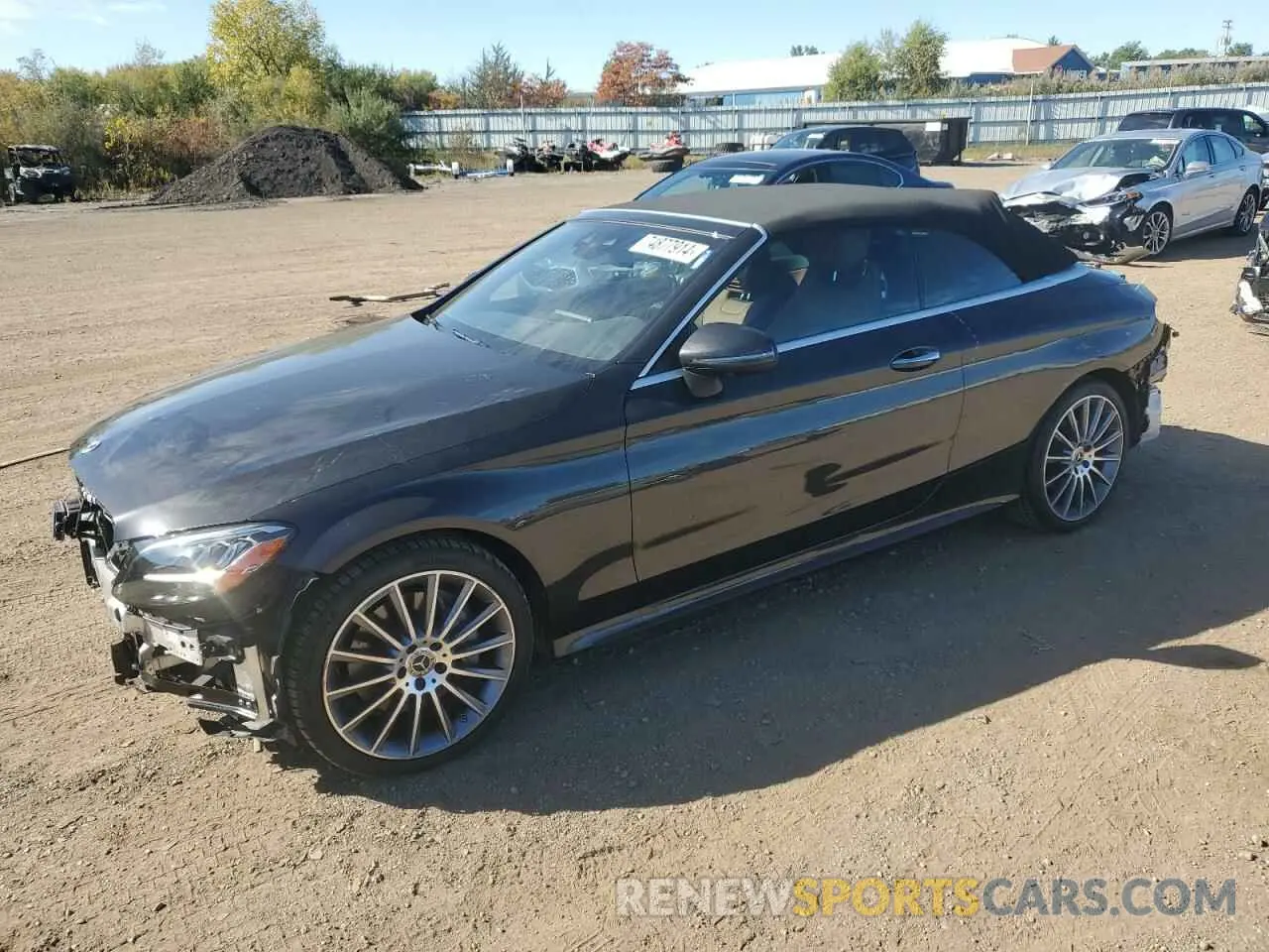 1 Photograph of a damaged car W1KWK8EB0NG111374 MERCEDES-BENZ C-CLASS 2022