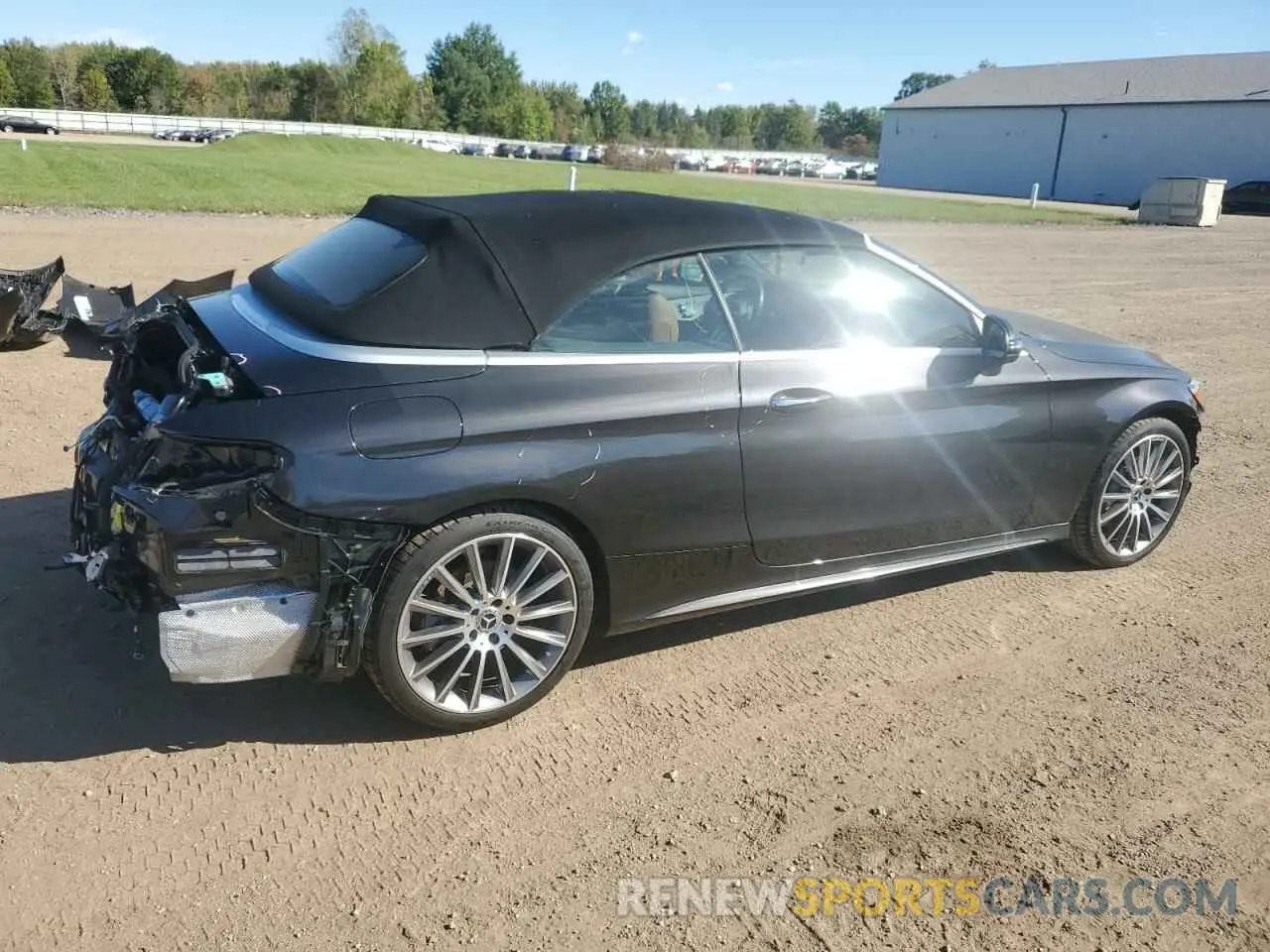 3 Photograph of a damaged car W1KWK8EB0NG111374 MERCEDES-BENZ C-CLASS 2022