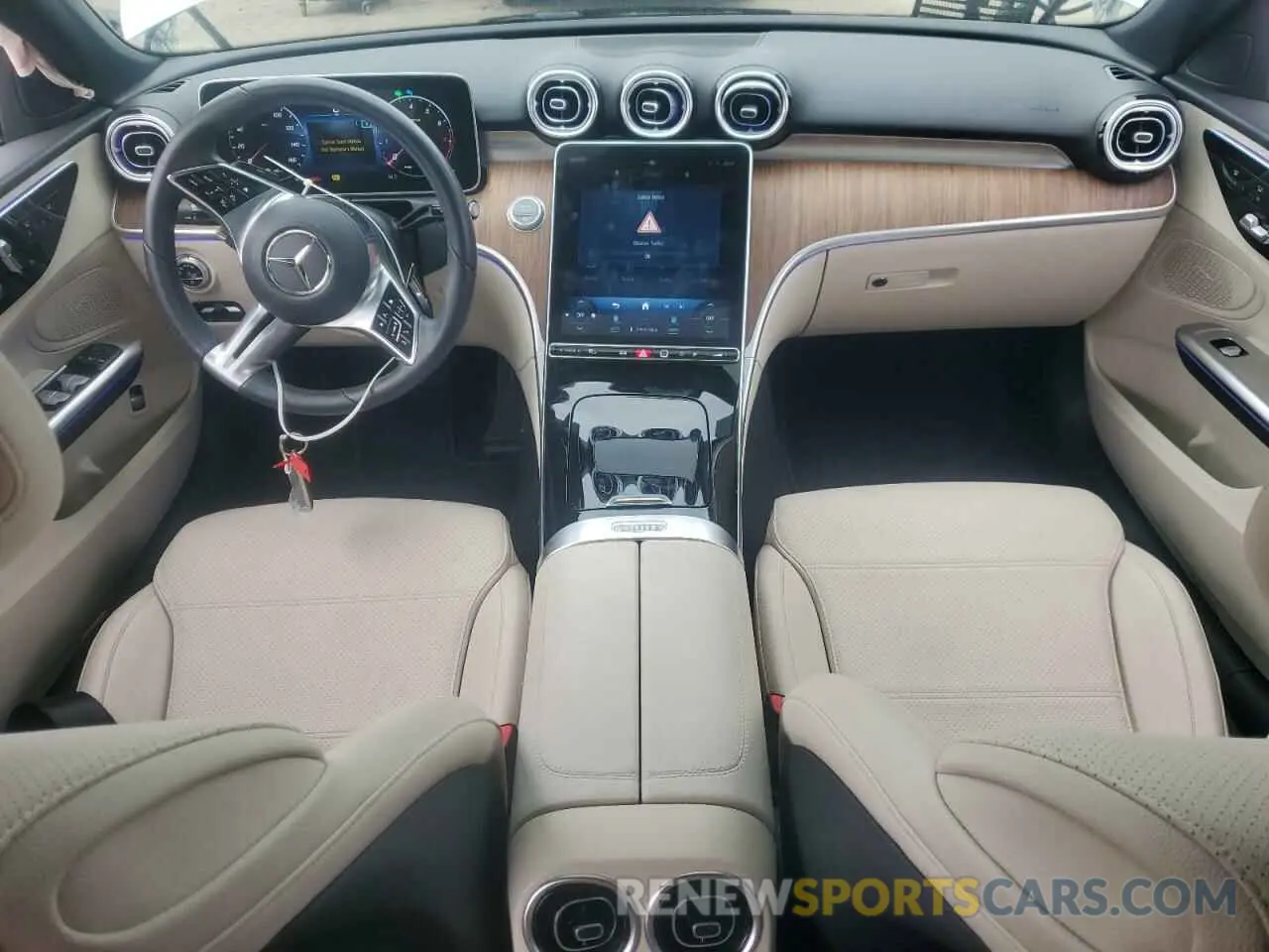 8 Фотография поврежденного автомобиля W1KAF4GB1PR077604 MERCEDES-BENZ C-CLASS 2023