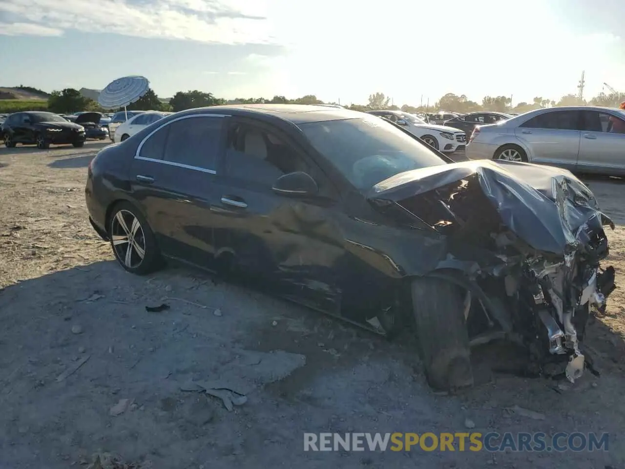 4 Photograph of a damaged car W1KAF4GB1PR148266 MERCEDES-BENZ C-CLASS 2023