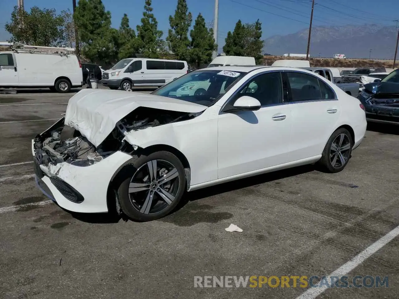 1 Photograph of a damaged car W1KAF4GB4PR069531 MERCEDES-BENZ C-CLASS 2023