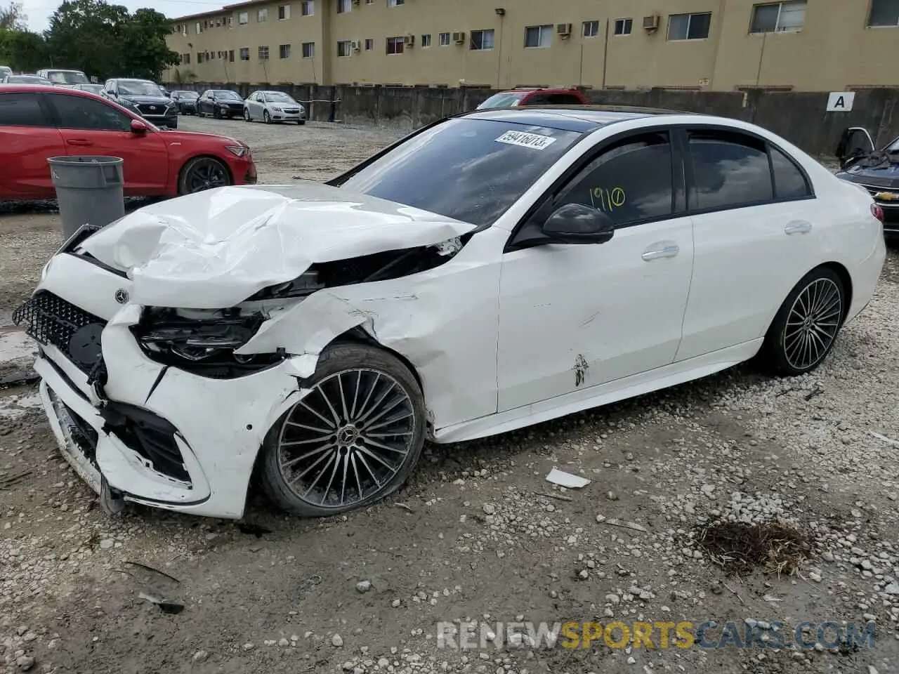 1 Photograph of a damaged car W1KAF4GB4PR130960 MERCEDES-BENZ C-CLASS 2023