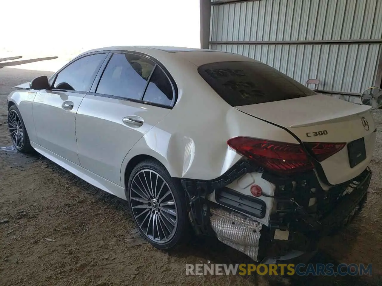 2 Фотография поврежденного автомобиля W1KAF4GB5PR097130 MERCEDES-BENZ C-CLASS 2023