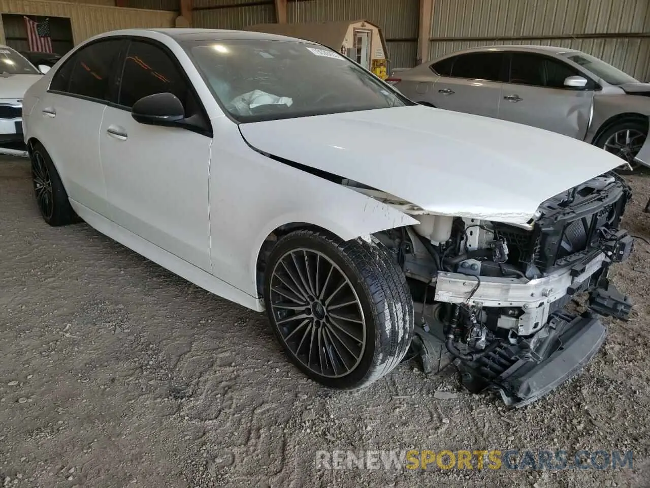 4 Фотография поврежденного автомобиля W1KAF4GB5PR097130 MERCEDES-BENZ C-CLASS 2023