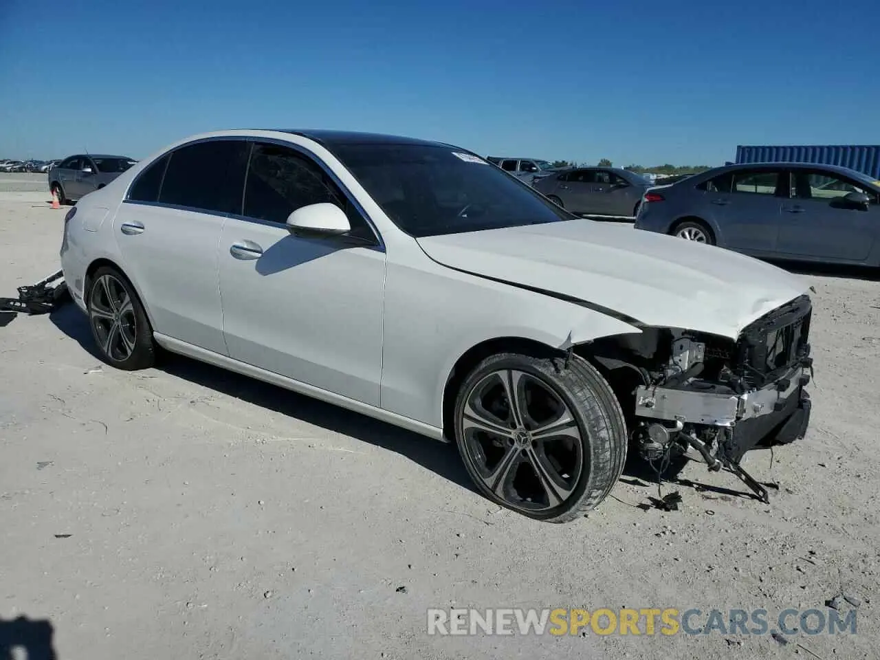 4 Фотография поврежденного автомобиля W1KAF4GB6PR140681 MERCEDES-BENZ C-CLASS 2023