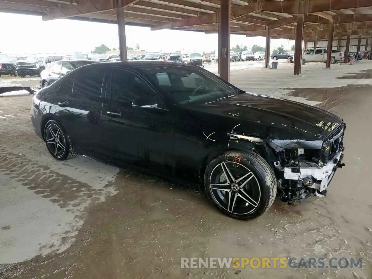 4 Фотография поврежденного автомобиля W1KAF4GB6PR143757 MERCEDES-BENZ C-CLASS 2023