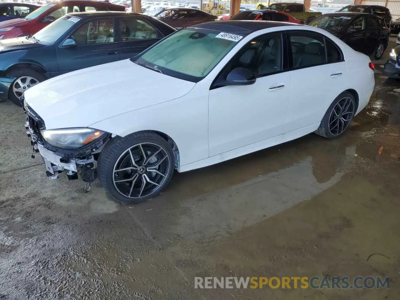 1 Photograph of a damaged car W1KAF4GB7PR102876 MERCEDES-BENZ C-CLASS 2023