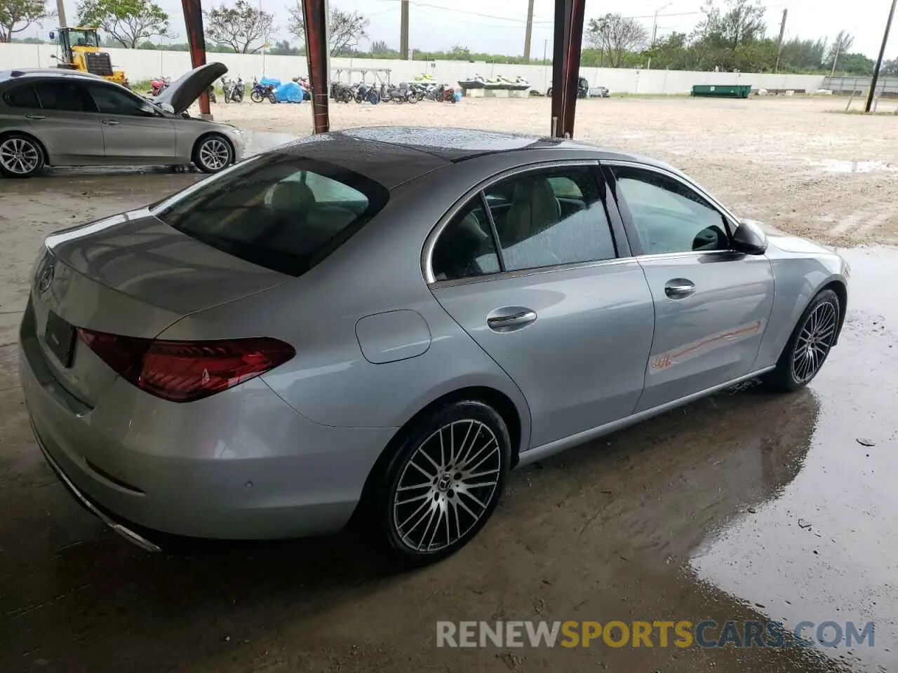 3 Фотография поврежденного автомобиля W1KAF4GBXPR140702 MERCEDES-BENZ C-CLASS 2023