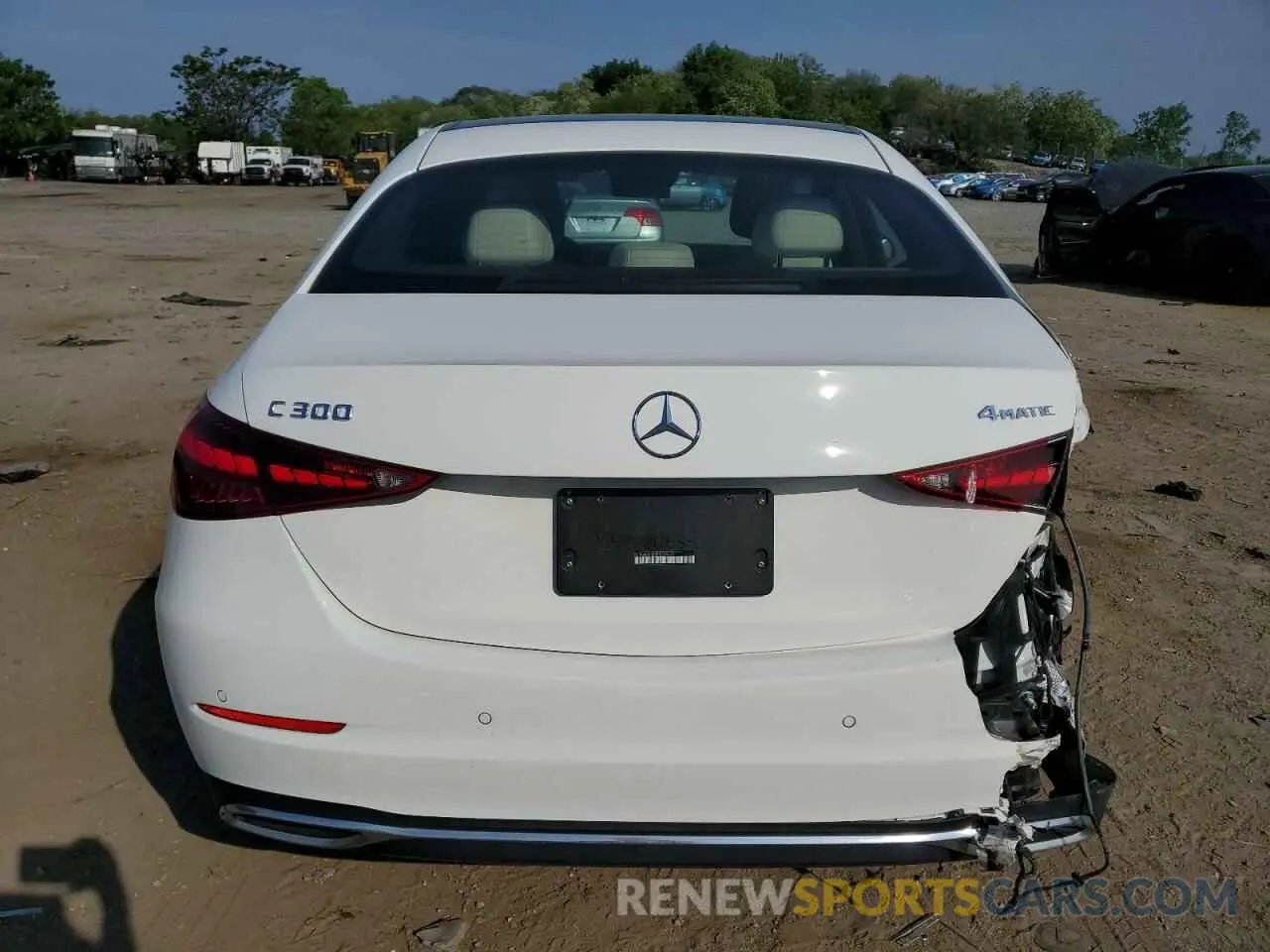 6 Фотография поврежденного автомобиля W1KAF4HB0PR094442 MERCEDES-BENZ C-CLASS 2023