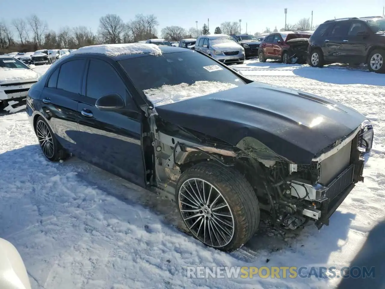 4 Photograph of a damaged car W1KAF4HB1PR097320 MERCEDES-BENZ C-CLASS 2023