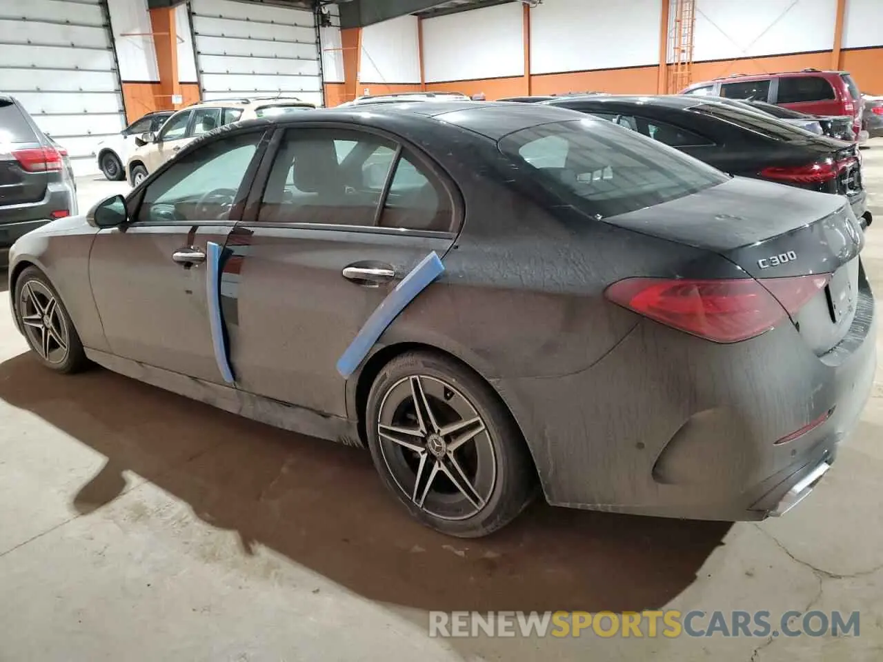 2 Photograph of a damaged car W1KAF4HB2PR135234 MERCEDES-BENZ C-CLASS 2023