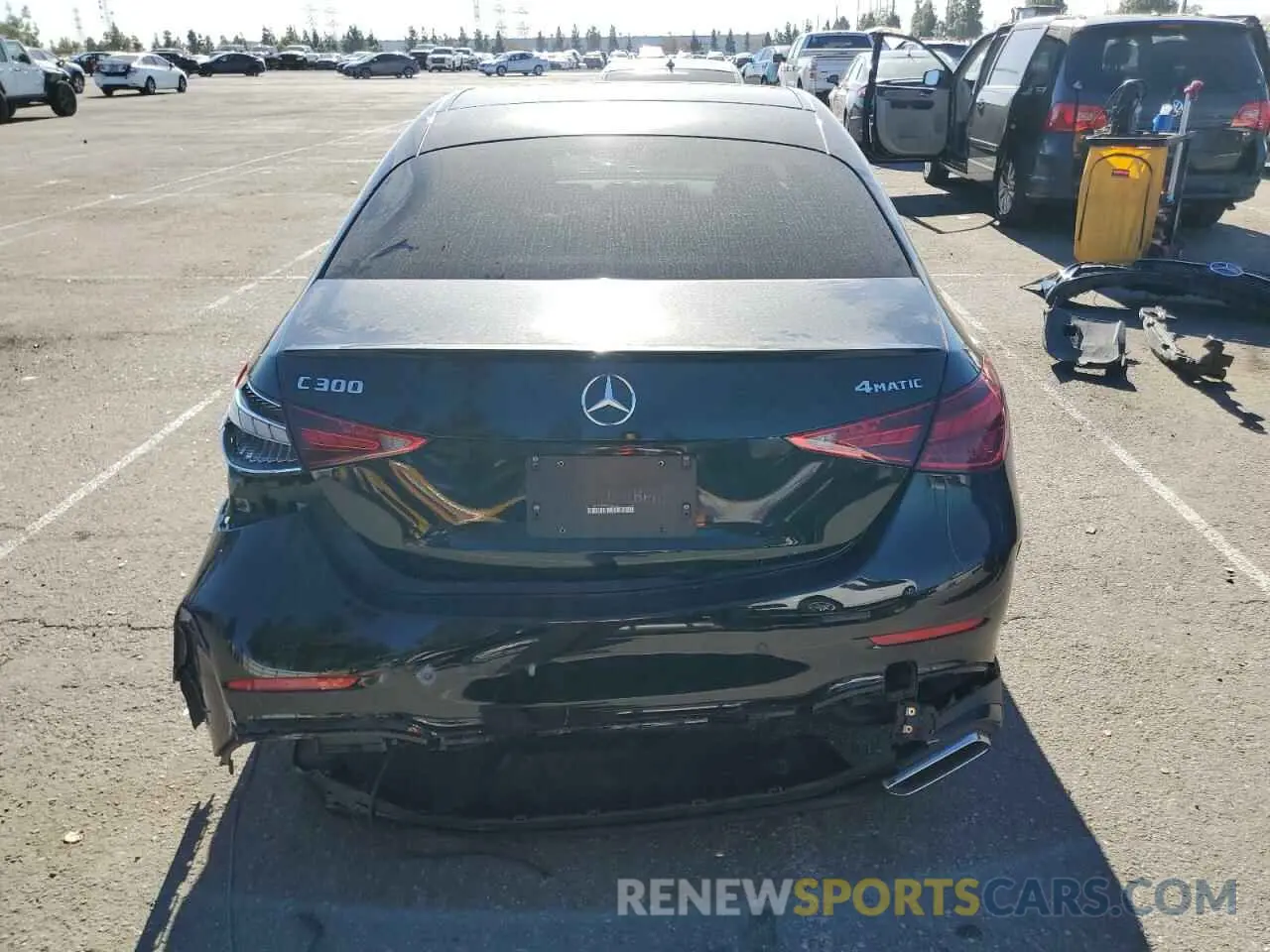 6 Photograph of a damaged car W1KAF4HB2PR146640 MERCEDES-BENZ C-CLASS 2023