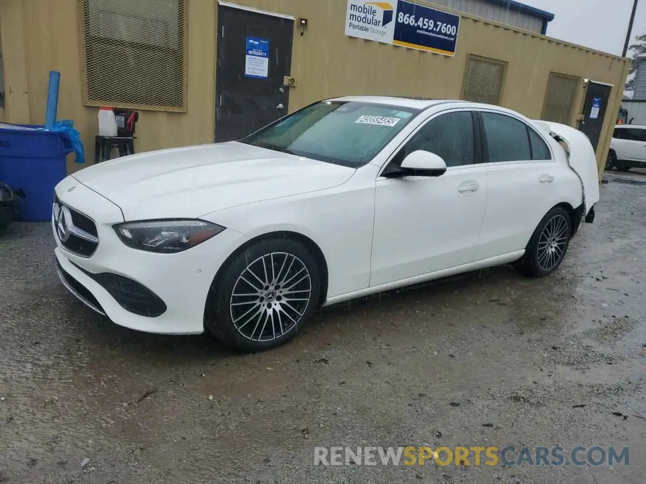 1 Фотография поврежденного автомобиля W1KAF4HB3PR145089 MERCEDES-BENZ C-CLASS 2023