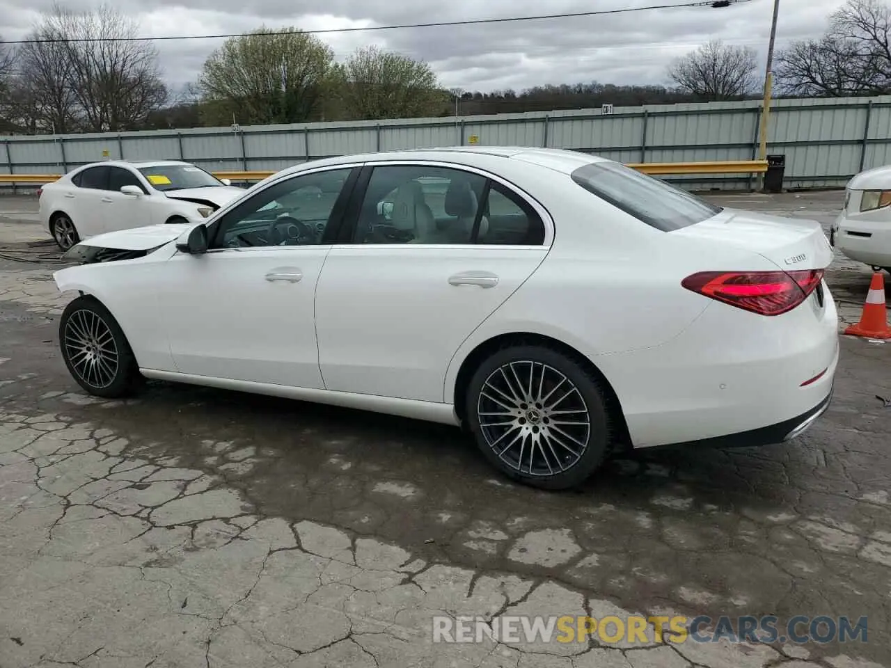 2 Photograph of a damaged car W1KAF4HB5PR120114 MERCEDES-BENZ C-CLASS 2023