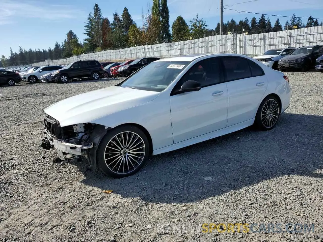 1 Photograph of a damaged car W1KAF4HB6PR129971 MERCEDES-BENZ C-CLASS 2023