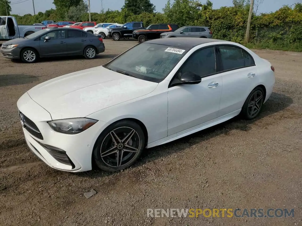 1 Photograph of a damaged car W1KAF4HB6PR137049 MERCEDES-BENZ C-CLASS 2023
