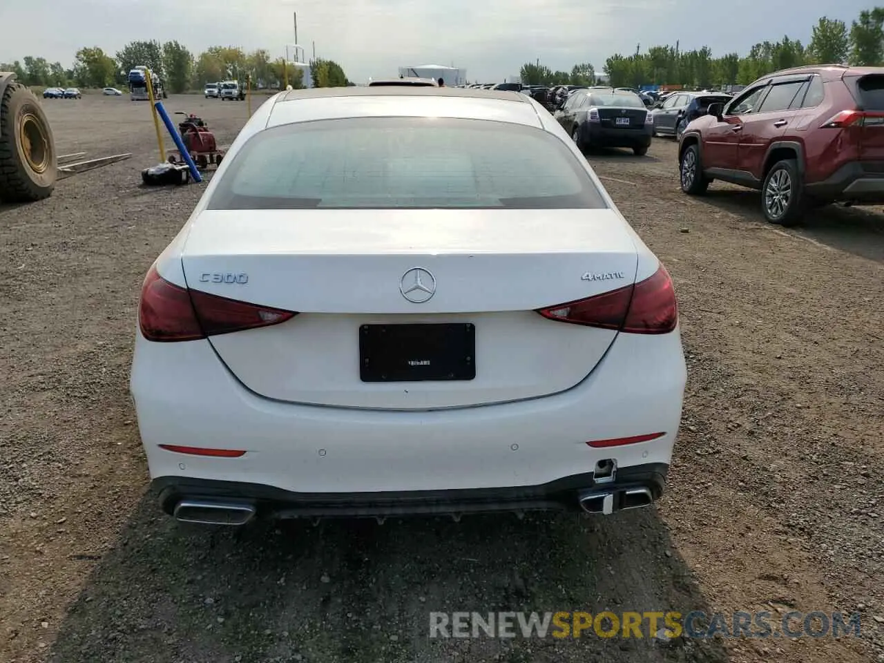 6 Photograph of a damaged car W1KAF4HB6PR137049 MERCEDES-BENZ C-CLASS 2023