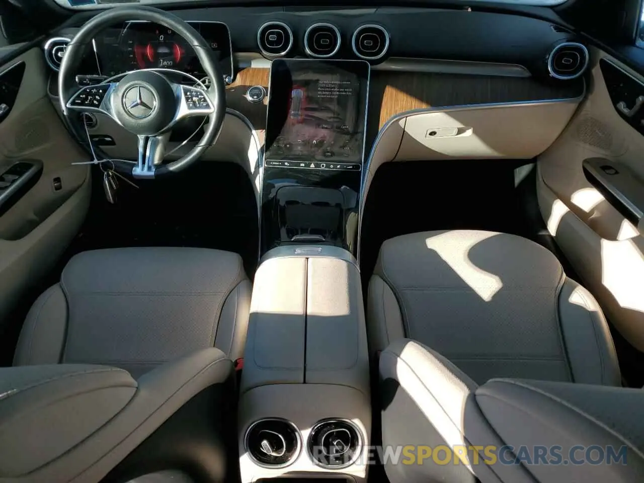 8 Фотография поврежденного автомобиля W1KAF4HB6PR141621 MERCEDES-BENZ C-CLASS 2023