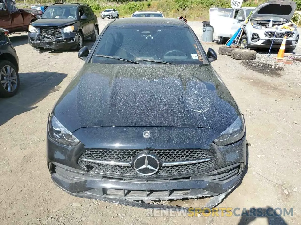 5 Фотография поврежденного автомобиля W1KAF4HB8PR073838 MERCEDES-BENZ C-CLASS 2023