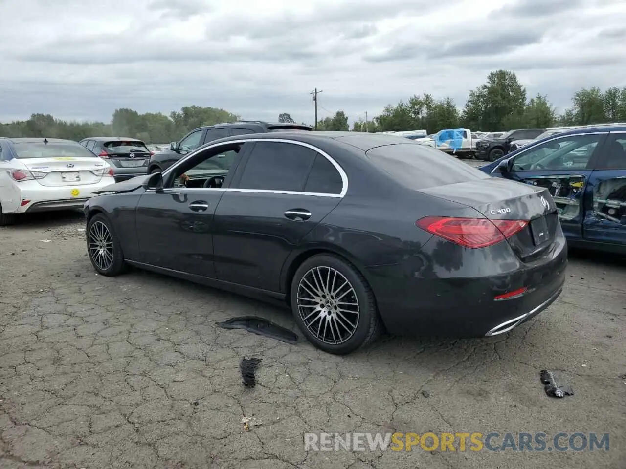 2 Photograph of a damaged car W1KAF4HB9PR092253 MERCEDES-BENZ C-CLASS 2023