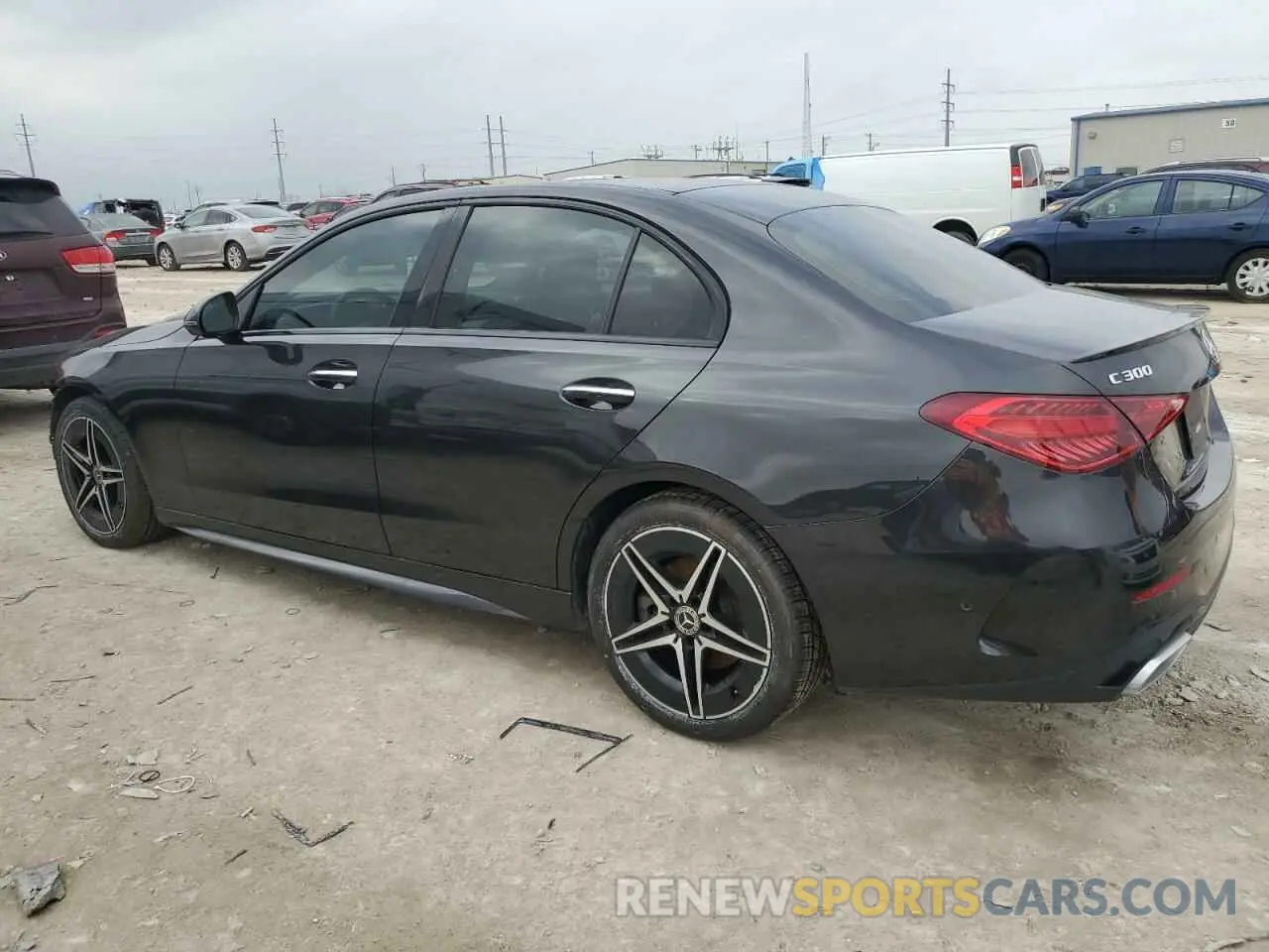 2 Photograph of a damaged car W1KAF4HBXPR108122 MERCEDES-BENZ C-CLASS 2023