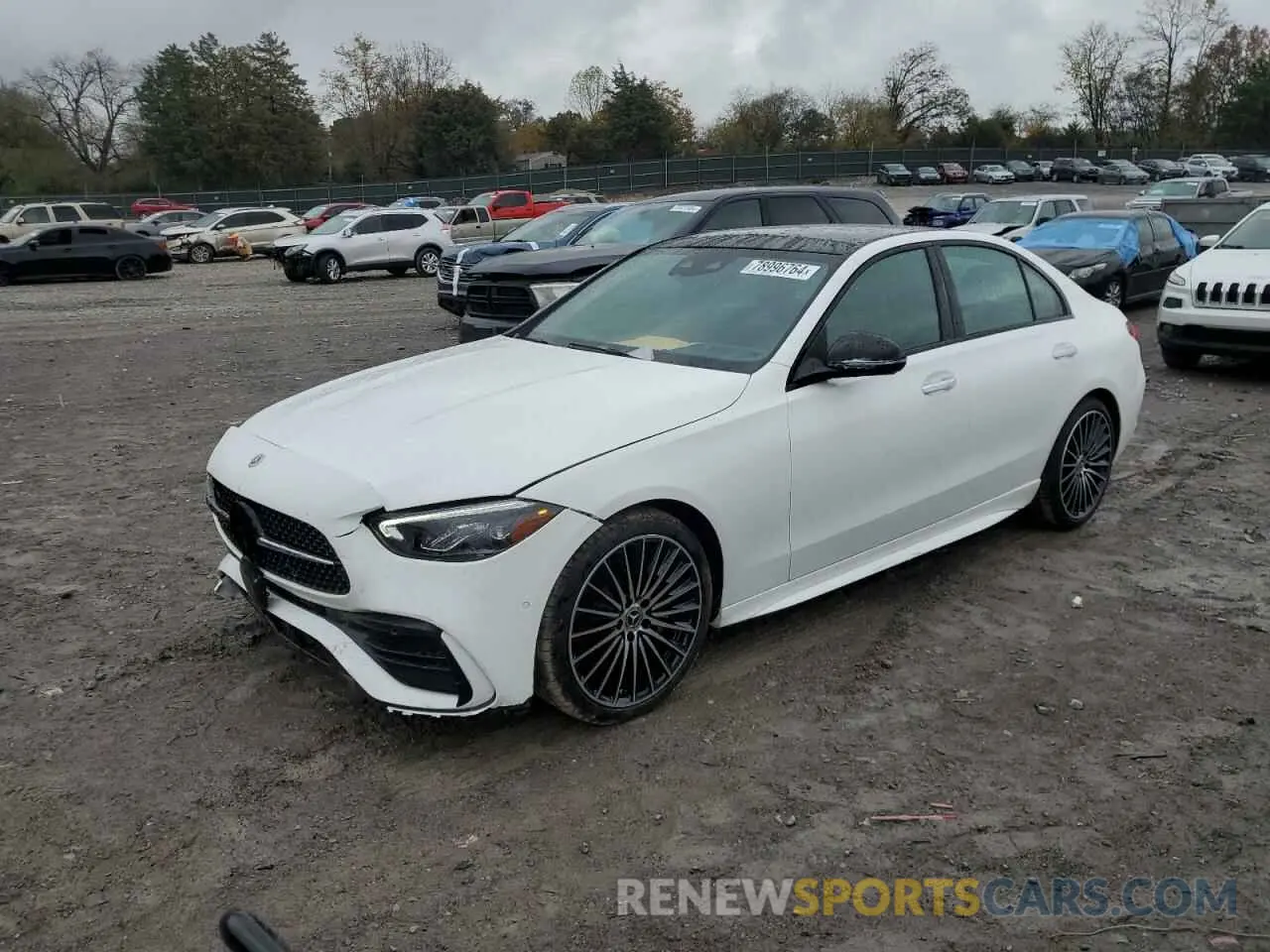 1 Photograph of a damaged car W1KAF4HBXPR146952 MERCEDES-BENZ C-CLASS 2023