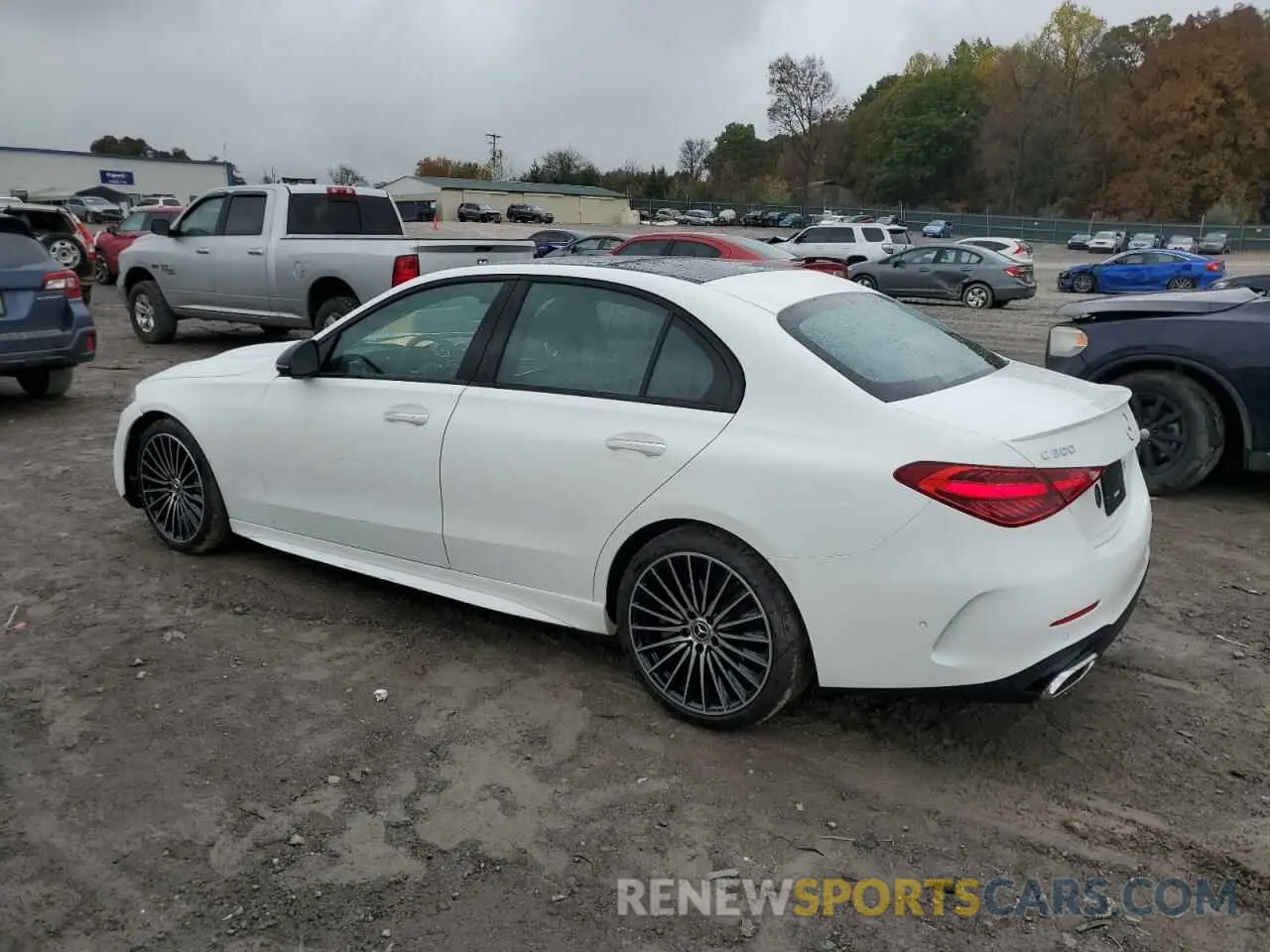 2 Photograph of a damaged car W1KAF4HBXPR146952 MERCEDES-BENZ C-CLASS 2023